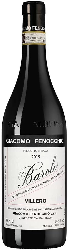 Вино Barolo Villero Giacomo Fenocchio 2019 г. 0.75 л