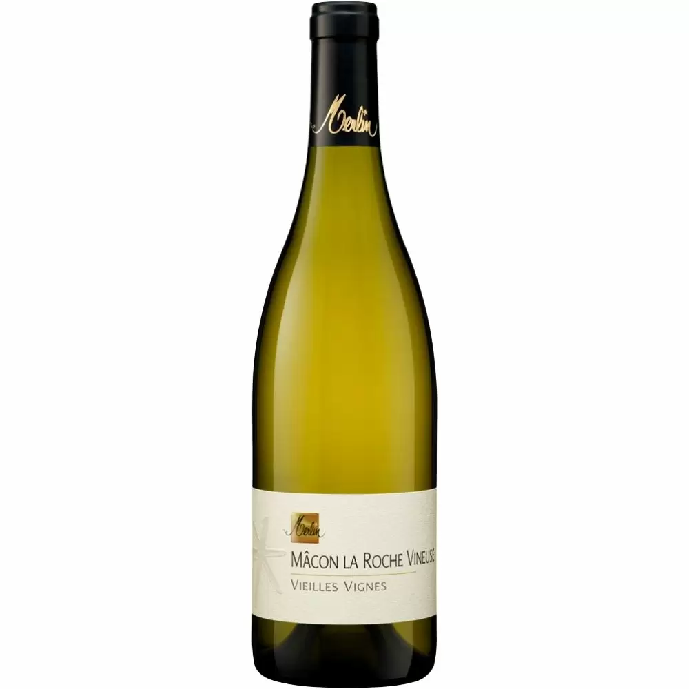Вино Merlin Macon La Roche Vineuse Vieilles Vignes AOC 2019 г. 0.75 л