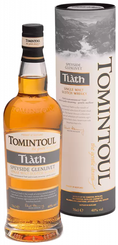 Виски Tomintoul Tlath Speyside Glenlivet Single Malt Scotch 0.7 л Gift Box
