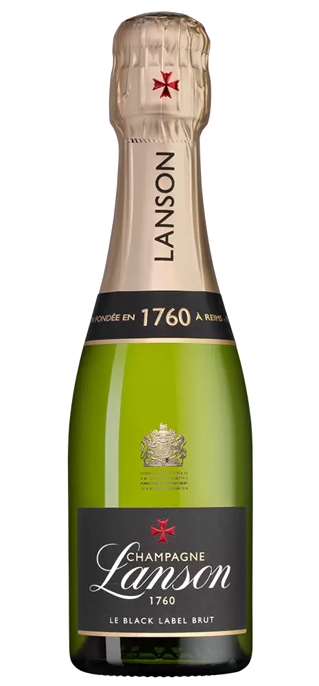 Шампанское Lanson Black Label Brut 0.2 л по цене 2652 ₽ в