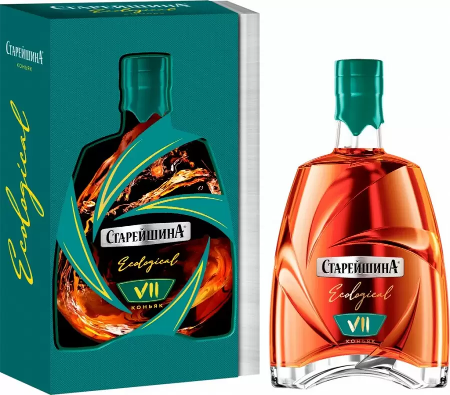 Коньяк Старейшина КВ 7 Лет 0.5 л Gift Box