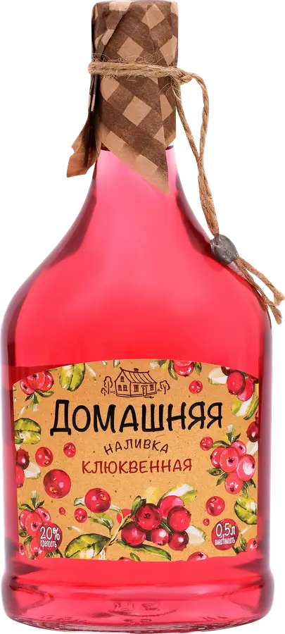 Настойка Piteyniy Dom Domashnyaya Klyukvennaya 0.5 л