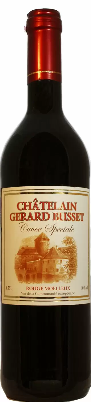 Вино Chatelain Gerard Busset Cuvee Speciale Rouge Moelleux 0.75 л