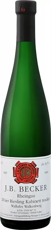 Вино J. B. Becker Riesling Kabinett Wallufer Walkenberg 2014 г. 0.75 л