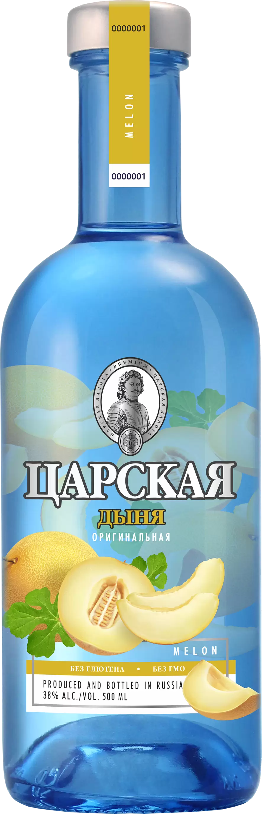 Водка Царская Оригинальная Дыня 0.5 л