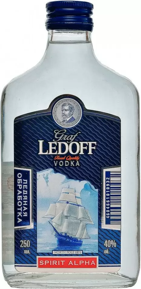 Водка Graf Ledoff 0.25 л купить по низкой цене 190 ₽ в винотеке
