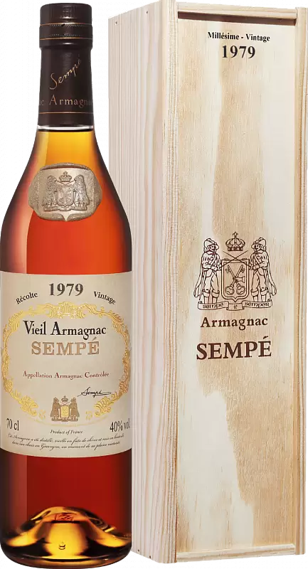 Арманьяк Sempe Vieil Vintage 1979 г. 0.7 л Gift Box