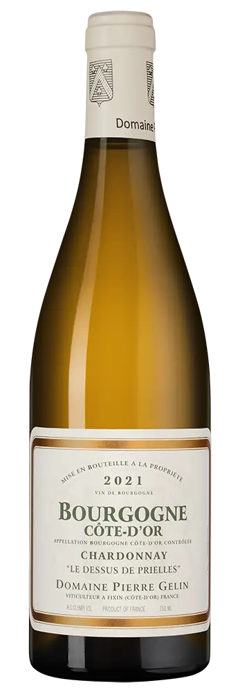 Вино Bourgogne Chardonnay Cote d`Or Le Dessus de Prielles Domaine Pierre Gelin 0.75 л