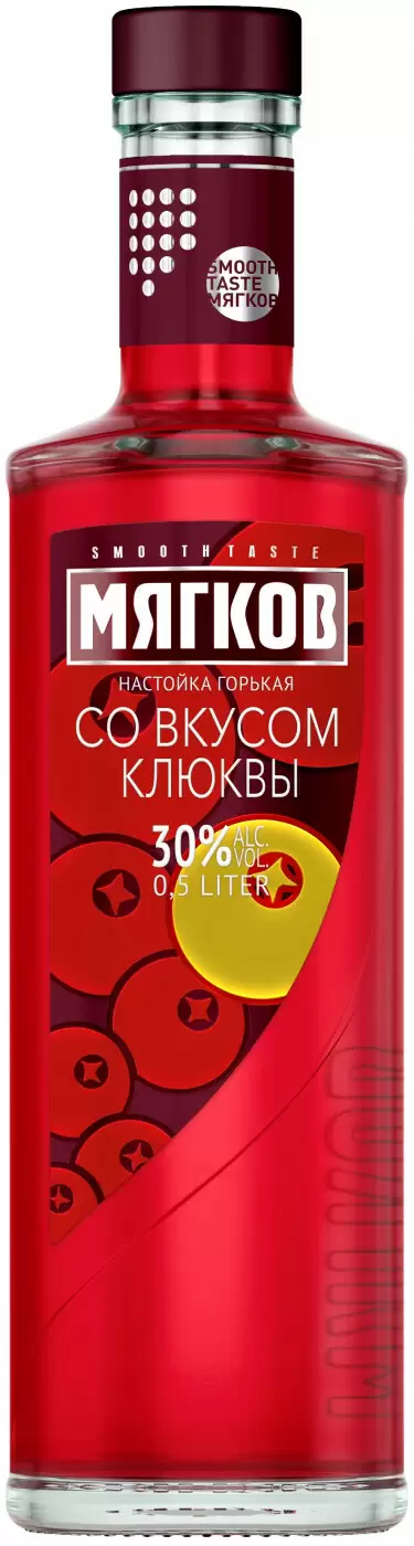 Ликер Мягков Клюква 0.5 л