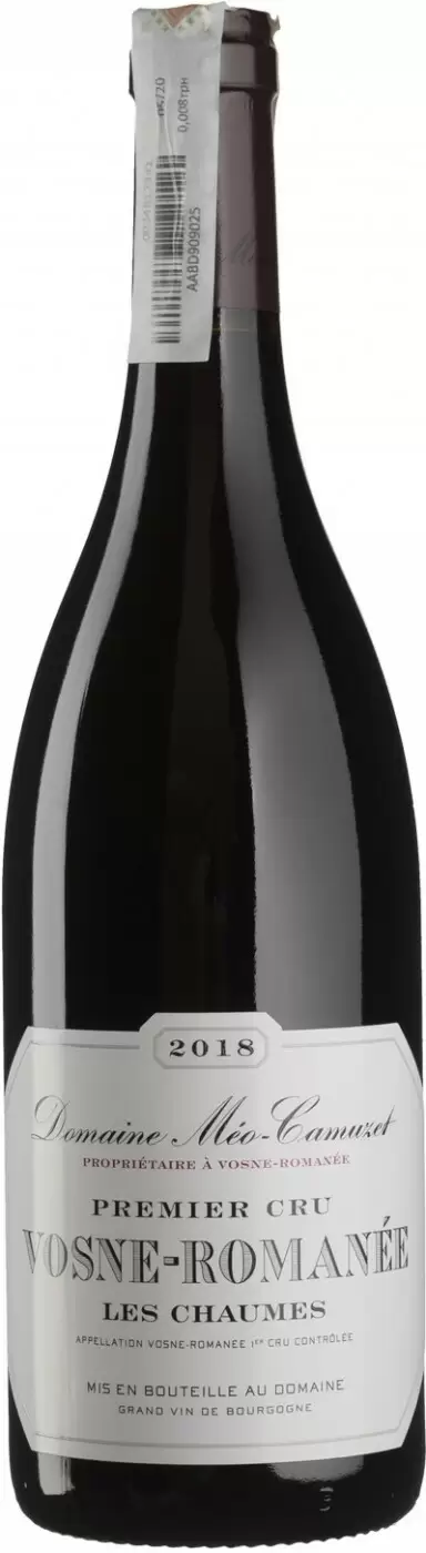 Вино Domaine Meo-Camuzet Vosne-Romanee Premier Cru Les Chaumes 2018 г. 0.75 л
