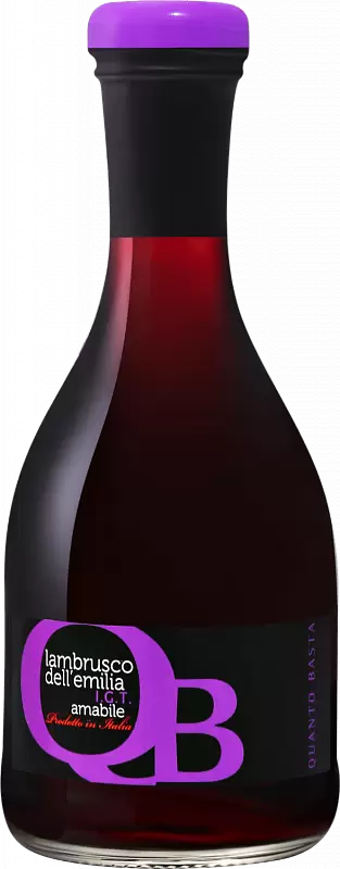 Игристое вино Quanto Basta Rosso Lambrusco Dell'Emilia IGT 2020 г. 0.2 л