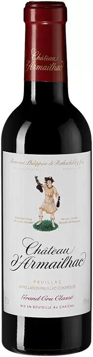 Вино Chateau d'Armailhac 2015 г. 0.375 л