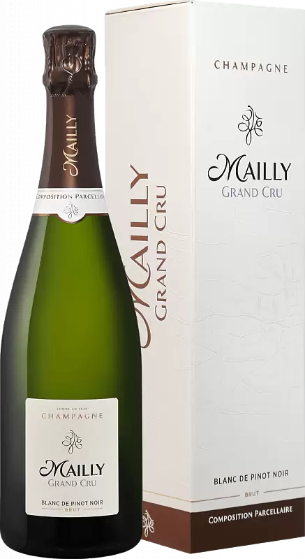 Игристое вино Blanc de Pinot Noir Champagne AOC Organic 0.75 л Gift Box