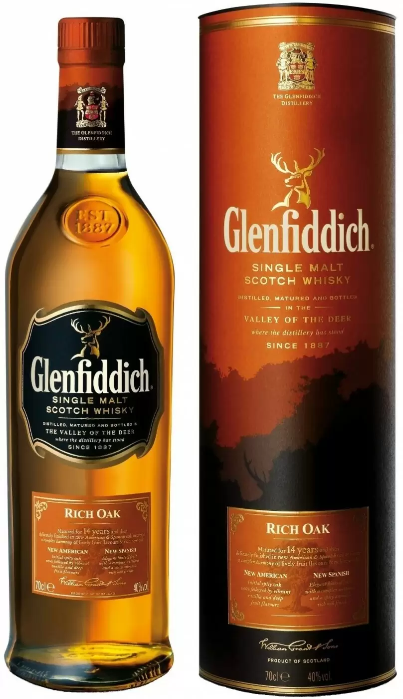 Виски Rich Oak 14 Years Old Single Malt 0.7 л Gift Box