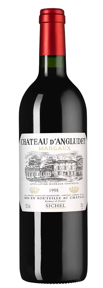 Вино Chateau d'Angludet 1998 г. 0.75 л