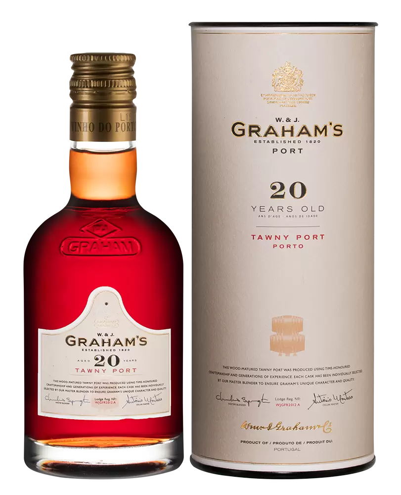 Портвейн Graham's 20 Year Old Tawny Port 0.2 л Gift Box