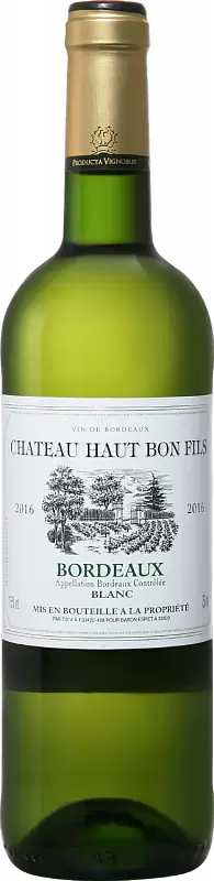 Вино Chateau Haut Bon Fils Blanc 0.75 л