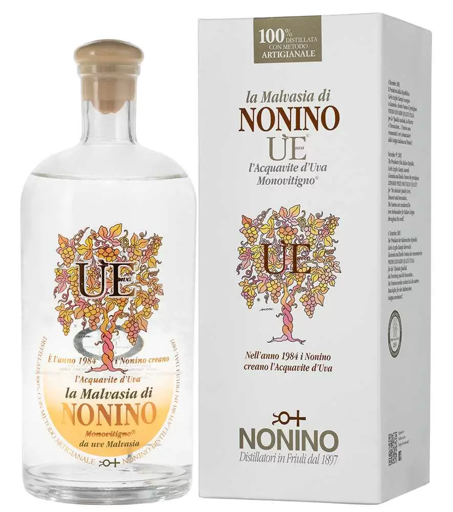 Аквавит UE La Malvasia di Nonino 0.7 л Gift Box