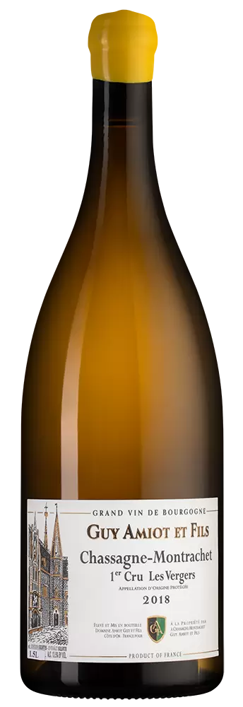 Вино Chassagne-Montrachet Premier Cru Les Vergers 2018 г. 1.5 л
