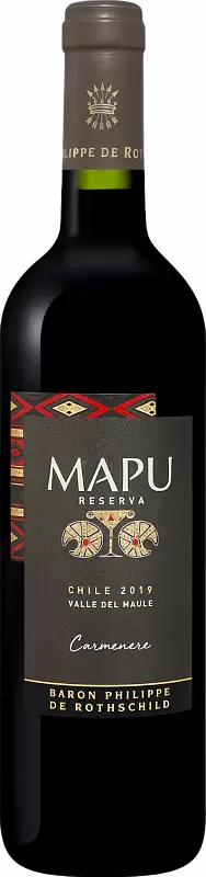 Вино Mapu Carmenere Reserva 2019 г. 0.75 л