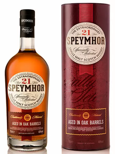 Виски Speymhor Single Malt 21 Years Old 0.7 л в подарочной упаковке