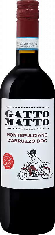 Вино Gatto Matto Montepulciano d'Abruzzo DOC 0.75 л