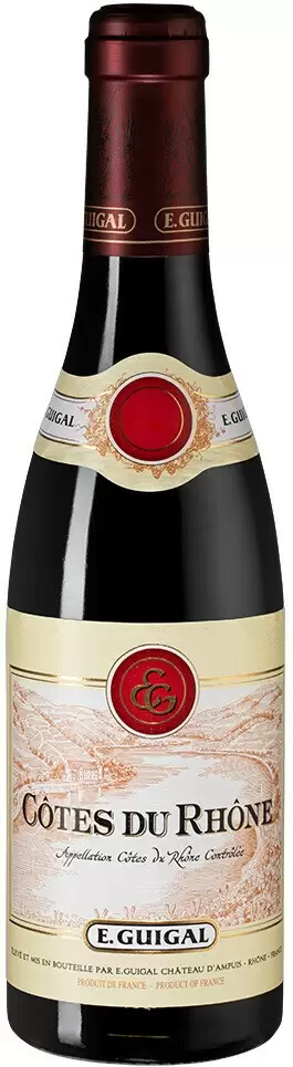 Вино Cotes du Rhone Rouge 2019 г. 0.375 л