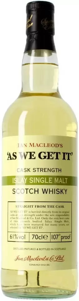 Виски As We Get It Islay Single Malt Scotch Whisky 0.7 л
