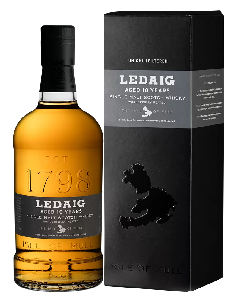 Виски Ledaig 10 Years Old 0.7 л Gift Box