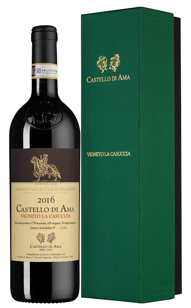 Вино Chianti Classico Gran Selezione Vigneto La Casuccia 2016 г. 0.75 л Gift Box