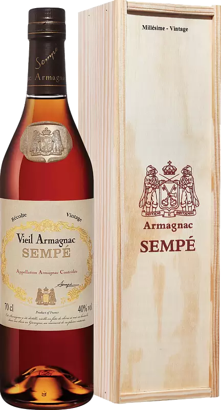Арманьяк Sempe Vieil Vintage 1969 г. 0.7 л Gift Box