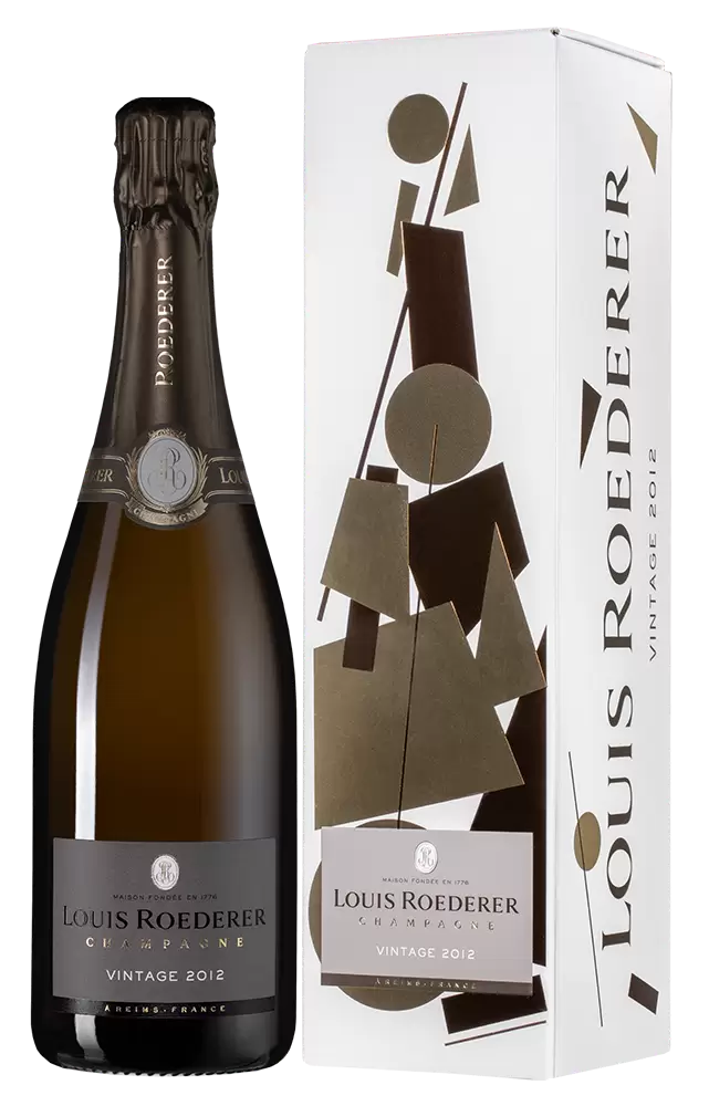 Шампанское Louis Roederer Brut Vintage 2012 г. 0.75 л Gift Box Grafika