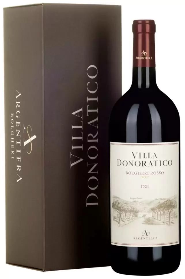 Вино Argentiera Villa Donoratico 1.5 л в подарочной упаковке