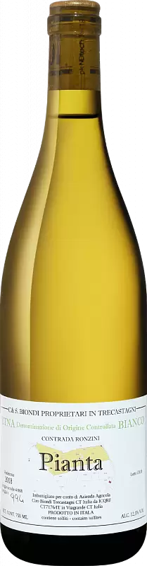 Вино Pianta Contrada Ronzini Organic 2018 г. 0.75 л