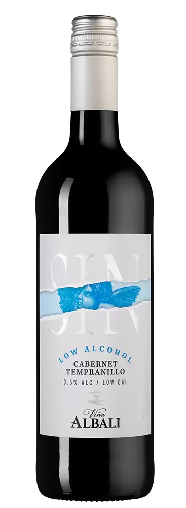 Вино безалкогольное Vina Albali Cabernet Tempranillo 2020 г. 0.75 л Blue Design