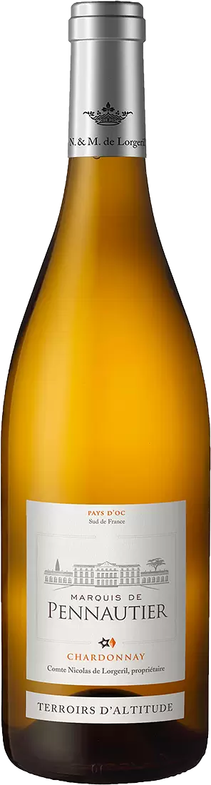 Вино Oc Marquis de Pennautier Terroirs d'Altitude Chardonnay 2018 г. 0.75 л