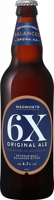 Пиво крафтовое Wadworth 6X Original Ale Glass 0.5 л