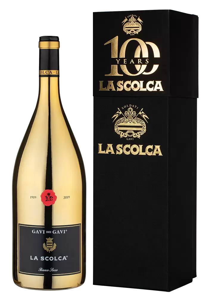 Вино Gavi dei Gavi Etichetta Nera La Scolca 2018 г. 1.5 л Gift Box