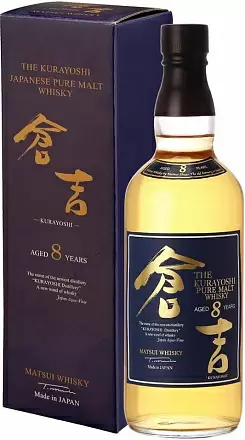 Виски The Kurayoshi Pure Malt 8 Years 0.7 л
