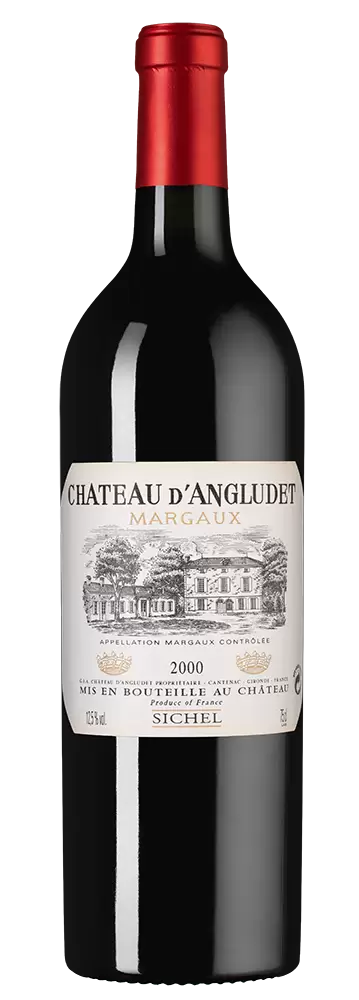 Вино Chateau d'Angludet 2000 г. 0.75 л