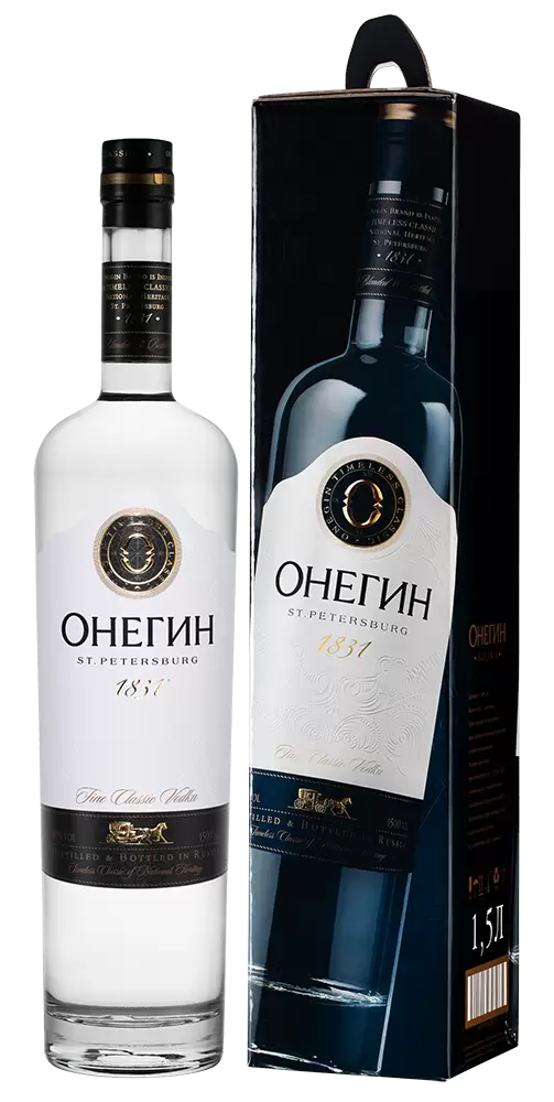 Водка Онегин 1.5 л Gift Box