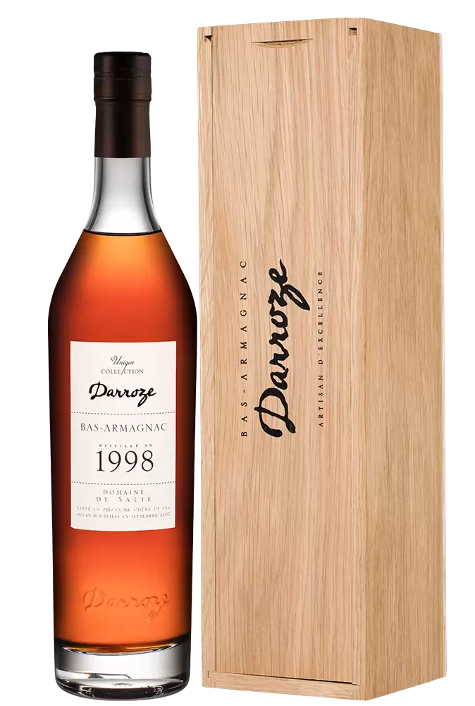 Арманьяк Darroze Unique Collection Chateau de Gaube a Perquie 1998 г. 0.7 л Gift Box
