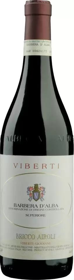 Вино Barbera d'Alba Superiore DOC Viberti Bricco Airoli 0.75 л