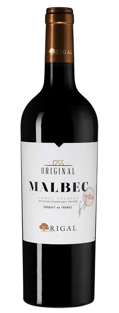 Вино Rigal Malbec 2020 г. 0.75 л
