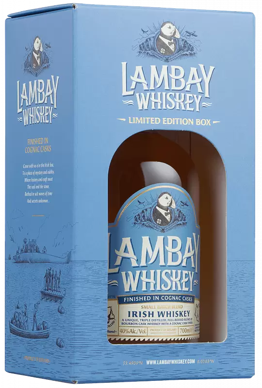 Виски Lambay Small Batch Blended Irish 4 Years Old 0.7 л Gift Box