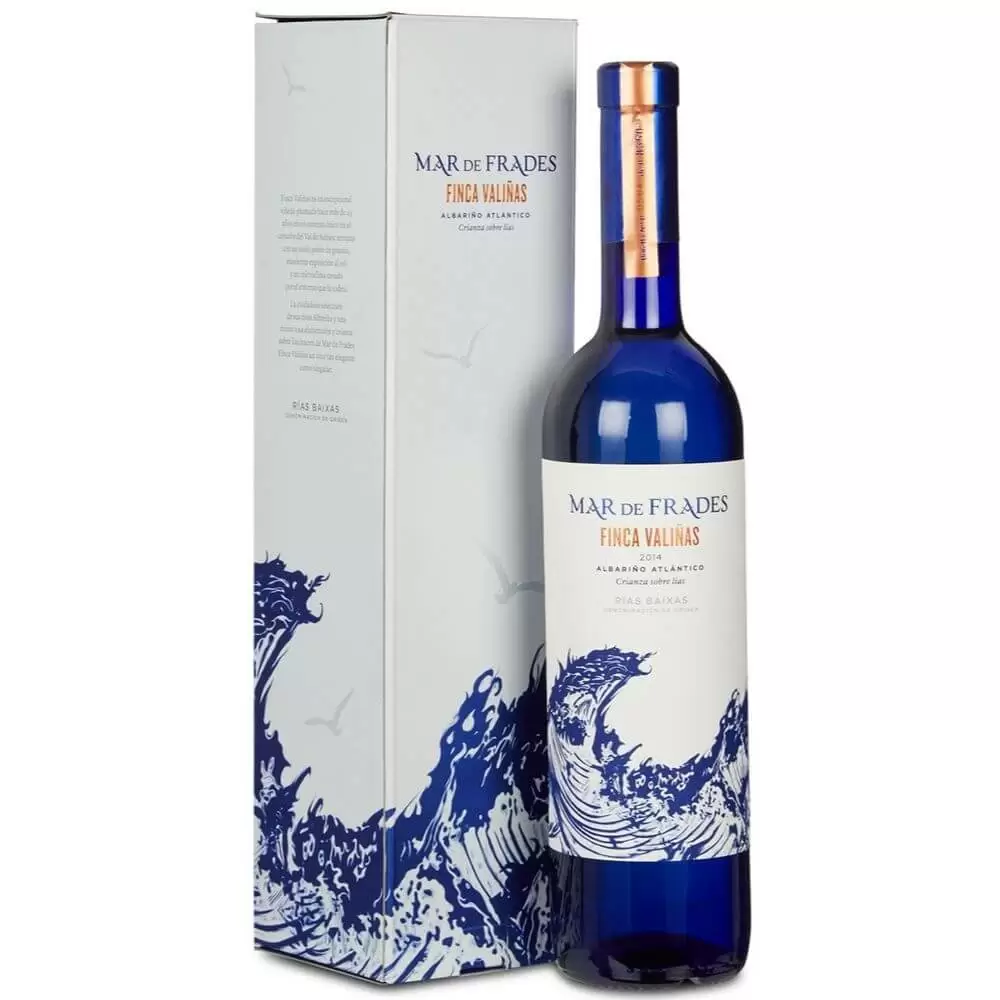 Вино Mar de Frades Finca Valinas Albarino Atlantico Crianza Sobre Lias 2016 г. 0.75 л Gift Box