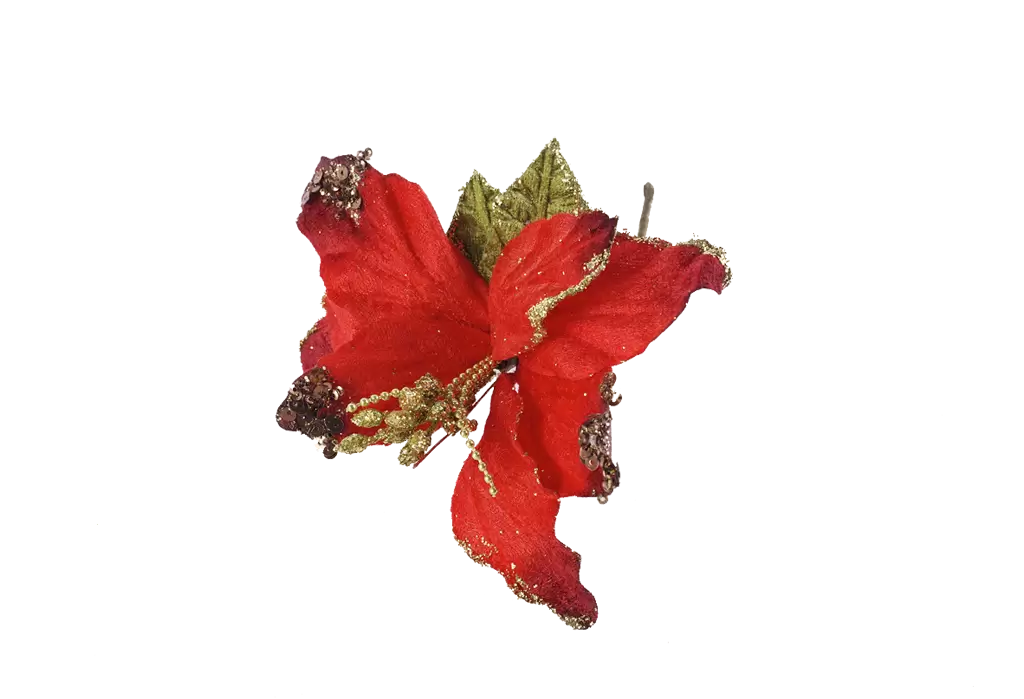 Декор Pick Stella Natale Rosso 14 см