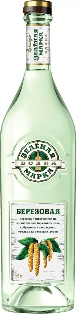 Водка Зелёная Марка Березовая 0.5 л