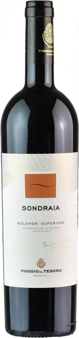 Вино Poggio al Tesoro Sondraia Bolgheri Superiore 2018 г. 0.75 л