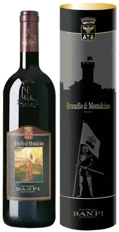 Вино Brunello di Montalcino DOCG Banfi 2008 г. 0.75 л в подарочной упаковке